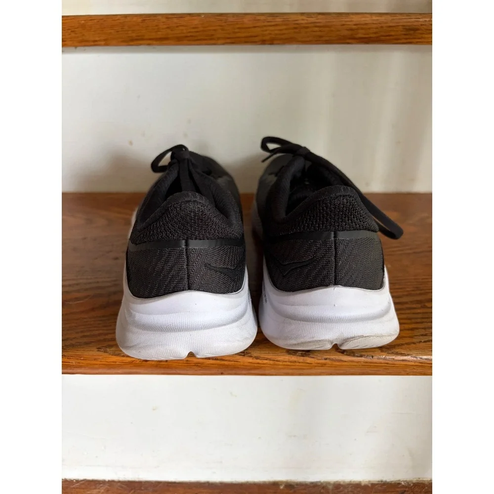 Hoka Solimar‎ Mens Running Shoes Black White Sneakers 1123075 BWHT Size 10B